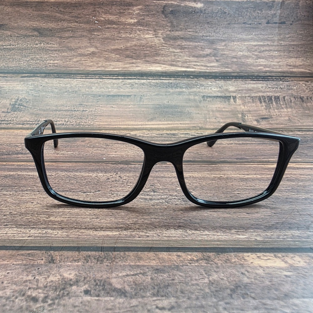Ray-Ban Junior RB 1570 3542 Black Silver Rectangular Eyeglasses Frames 49-16-130